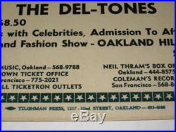 Marvin Gaye Concert Poster 1974 Oakland Coliseum Let's Get It On Tour Tilghman
