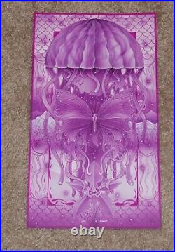 Michael Everett Purple Jellyfish Woman Original Art Grateful Dead Poster Artist