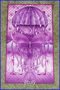 Michael Everett Purple Jellyfish Woman Original Art Grateful Dead Poster Artist