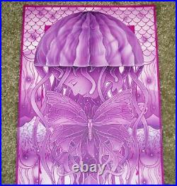 Michael Everett Purple Jellyfish Woman Original Art Grateful Dead Poster Artist