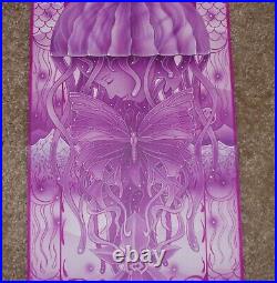 Michael Everett Purple Jellyfish Woman Original Art Grateful Dead Poster Artist