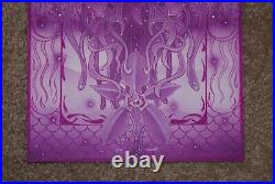 Michael Everett Purple Jellyfish Woman Original Art Grateful Dead Poster Artist