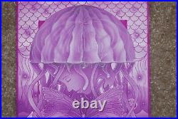 Michael Everett Purple Jellyfish Woman Original Art Grateful Dead Poster Artist