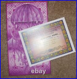 Michael Everett Purple Jellyfish Woman Original Art Grateful Dead Poster Artist