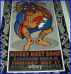 Mickey Hart Band Kerosene Dream Signed & #rd By Artist Gary Houston Framed Nm