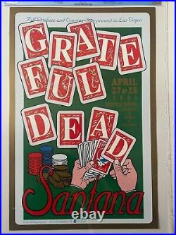 Mint! CGC 9.8! 1st Printing. BGP41 Grateful Dead Concert Poster FD BG