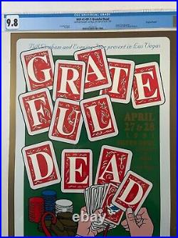 Mint! CGC 9.8! 1st Printing. BGP41 Grateful Dead Concert Poster FD BG