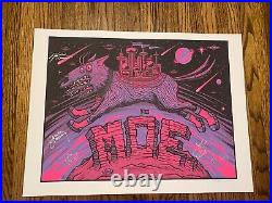 Moe. SIGNED poster 2/23/18 Palace Theatre Signed and Numbered #170