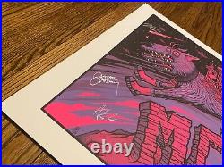 Moe. SIGNED poster 2/23/18 Palace Theatre Signed and Numbered #170