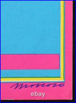 Moscoso Neon Rose #13 1967 Poster Grateful Dead 99 of 100 Heads Version NR-13C Moscoso Neon Rose #13 1967 Poster Grateful Dead 99 of 100 Heads Version NR-13C