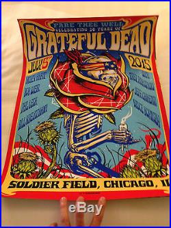 Munk One Art Poster Print Grateful Dead 50 Soldier Field EMEK JULY 5 NIGHT 3