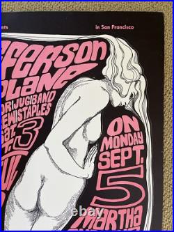 Music Festival Poster Jefferson Airplane Grateful Dead San Francisco 60s Graham