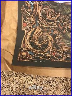 NC N. C. Winters Grateful Dead Black Licorice Variant Poster Print Sold Out #/40