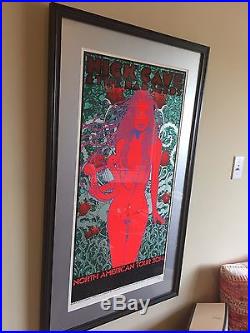 NICK CAVE AMERICAN TOUR 2014 POSTER #1772 of 2000, SIGNED, FRAMED, CHUCK SPERRY