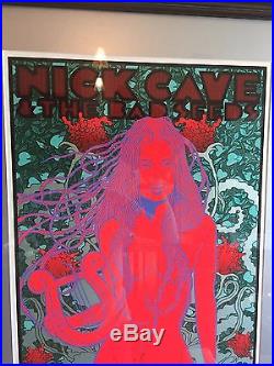 NICK CAVE AMERICAN TOUR 2014 POSTER #1772 of 2000, SIGNED, FRAMED, CHUCK SPERRY