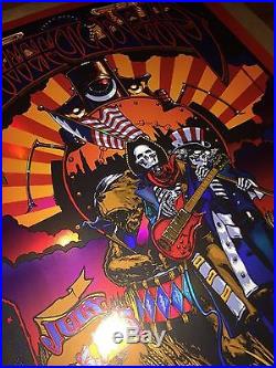 NUMBERED Richard Biffle Grateful Dead Fare Thee Well Concert FOIL Poster Chicago