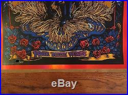 NUMBERED Richard Biffle Grateful Dead Fare Thee Well Concert FOIL Poster Chicago