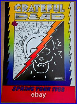 Near MINT Peter Max Grateful Dead 1988 Tour Original 1st Printing AOR Poster
