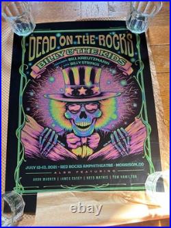 New Dead on the Rocks Billy & The Kids 505/833 Glow in the Dark Poster 18x24