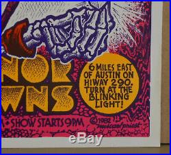 Nm- Grateful Dead At Manor Downs Austin Texas Fillmore Family Dog Era Poster