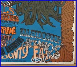 Northern California Folk Rock Festival Doors Aor 2.341 Fillmore Fd Era Poster