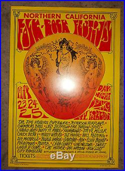 Northern California Folk-Rock Led Zeppelin poster BG, FD, AOR, Grateful Dead