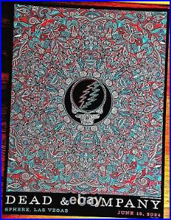 OFFICIAL DEAD & CO Tour Poster 06/15/2024 daily reg. Show edition