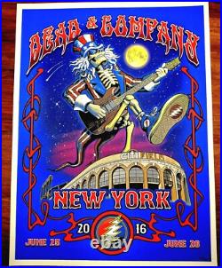 OFFICIAL DEAD &CO Tour Poster NY 06/25-26/2016 VINTAGE