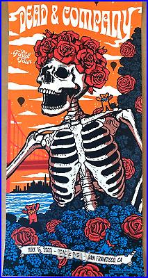 OFFICIAL Dead And Company AP Poster San Francisco N3 2023 SIGNED S/N #/1965