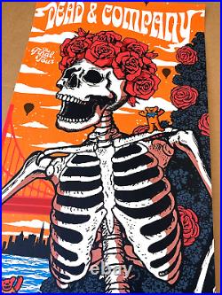 OFFICIAL Dead And Company AP Poster San Francisco N3 2023 SIGNED S/N #/1965