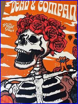 OFFICIAL Dead And Company AP Poster San Francisco N3 2023 SIGNED S/N #/1965