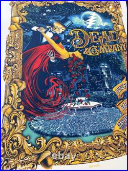 OFFICIAL Dead & Company Raleigh NC 2023 Poster S/N #/1800 ARTIST SIGNED AP