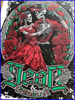 OFFICIAL Dead and Company Boulder Folsom Field 2023 AP POSTER S/N SIGNED #/400