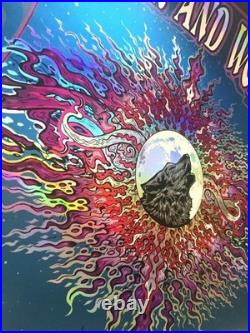 ORIGINAL Bob Weir RAINBOW FOIL SE Poster BEACON NY New York 2018 SN #/300 SIGNED