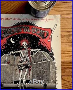 ORIGINAL GRATEFUL DEAD VINTAGE POSTER 1982 Cal-Davis AOR 4.109 LP Art of Rock