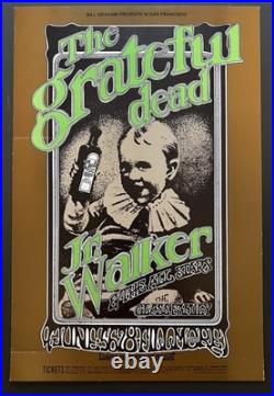 ORIGINAL Grateful Dead San Francisco 1969 poster Randy Tuten OP-1 BG-176
