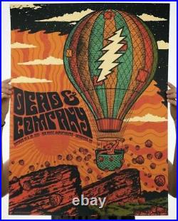 Official Dead and Company Red Rocks 2021 Gig Print by Status Serigraph Signed