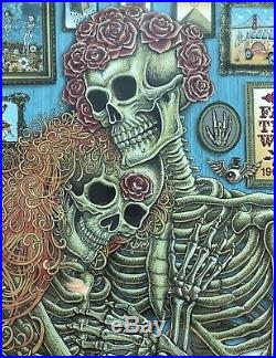 Official Fare Thee Well Grateful Dead GD50 LE S/N EMEK FIRST RUN Poster