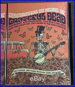 Official Fare Thee Well Grateful Dead GD50 LE VIP SC VW Justin Helton Poster Set