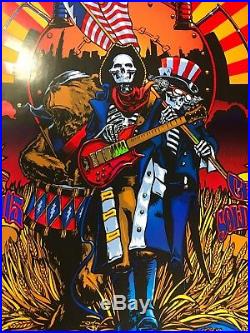 Official Gd50 Grateful Dead Chicago Soldier Field Richard Biffle Foil Poster