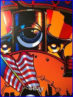 Official Gd50 Grateful Dead Chicago Soldier Field Richard Biffle Foil Poster
