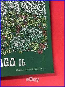 Official Gd50 Grateful Dead Chicago Soldier Field Richey Beckett Poster Print