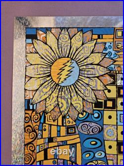 Official Grateful Dead Capitol Theater Shattered Silver Foil Poster Todd Slater