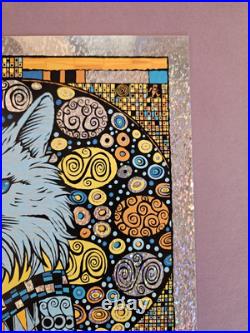 Official Grateful Dead Capitol Theater Shattered Silver Foil Poster Todd Slater