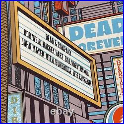 Og Dead & Company Las Vegas Sphere Poster Kreizenbeck Print Billy K On Marqee 14