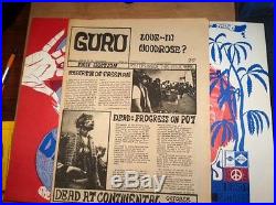Orig. Grateful Dead 1967 Litho Rare Cannon Posters Continental S. F. Rock Era 1st