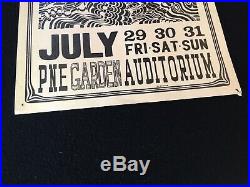 Original 1966 Electric Trips Festival Poster PNE Garden Vancouver Grateful Dead