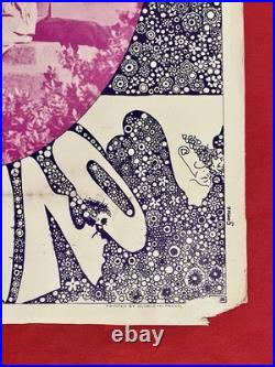 Original 1967 Haight Ashbury Loves You POSTER Vintage JOSEPH GOMEZ 1960 DOUBLE H