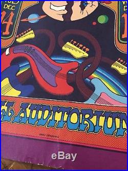 Original 1971 Grateful Dead Poster Gary Grimshaw Ann Arbor Mich