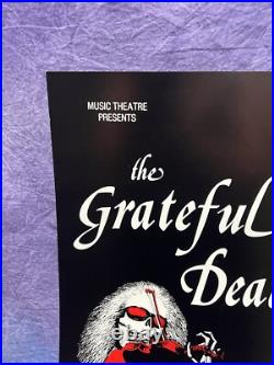 Original 1980 Grateful Dead Poster Mississippi River Festival Edwardsville, IL